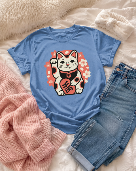 Maneki Fortune Charm Tee - My Lucky Tee