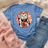 Maneki Fortune Charm Tee - My Lucky Tee 