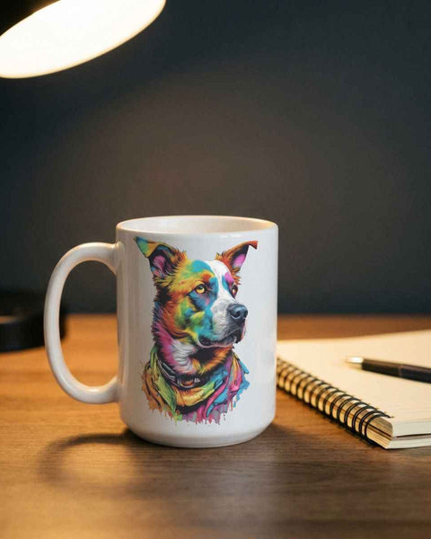 Mochi Dog Portrait — Mug / Ornament