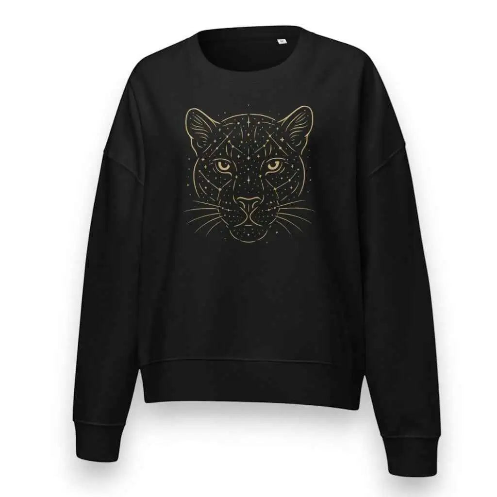 Starlit Big Cat Organic Sweatshirt S