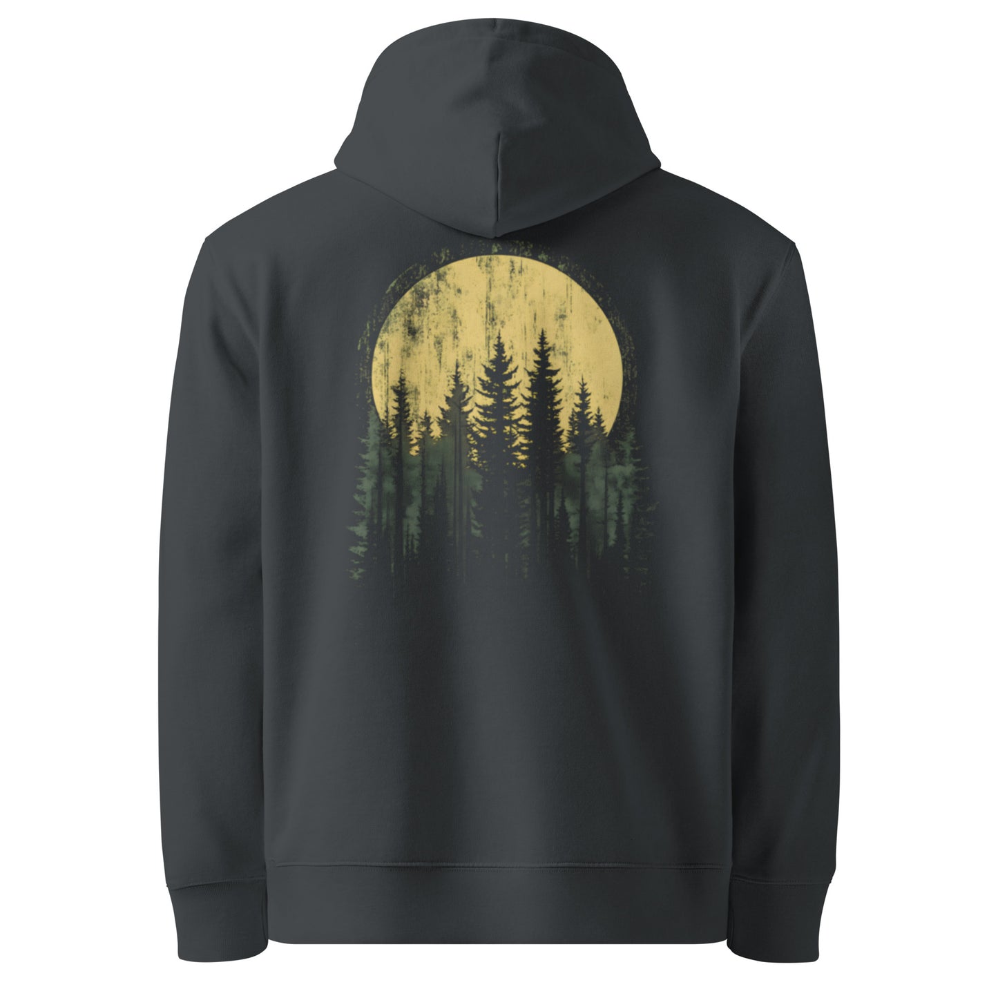 Night Forest Hoodie in India Ink Gray - My Lucky Tee