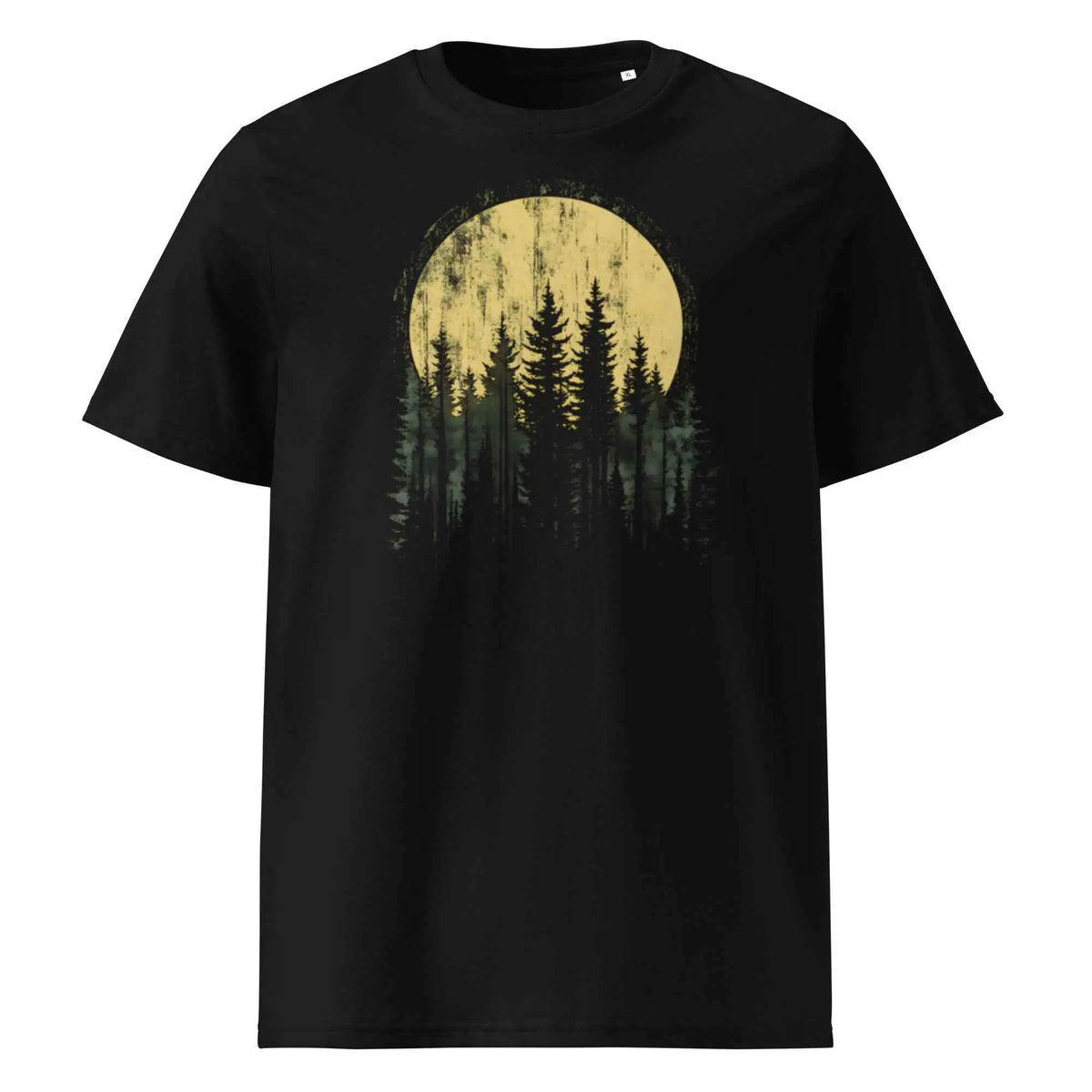 Night Forest Organic Graphic Tee S