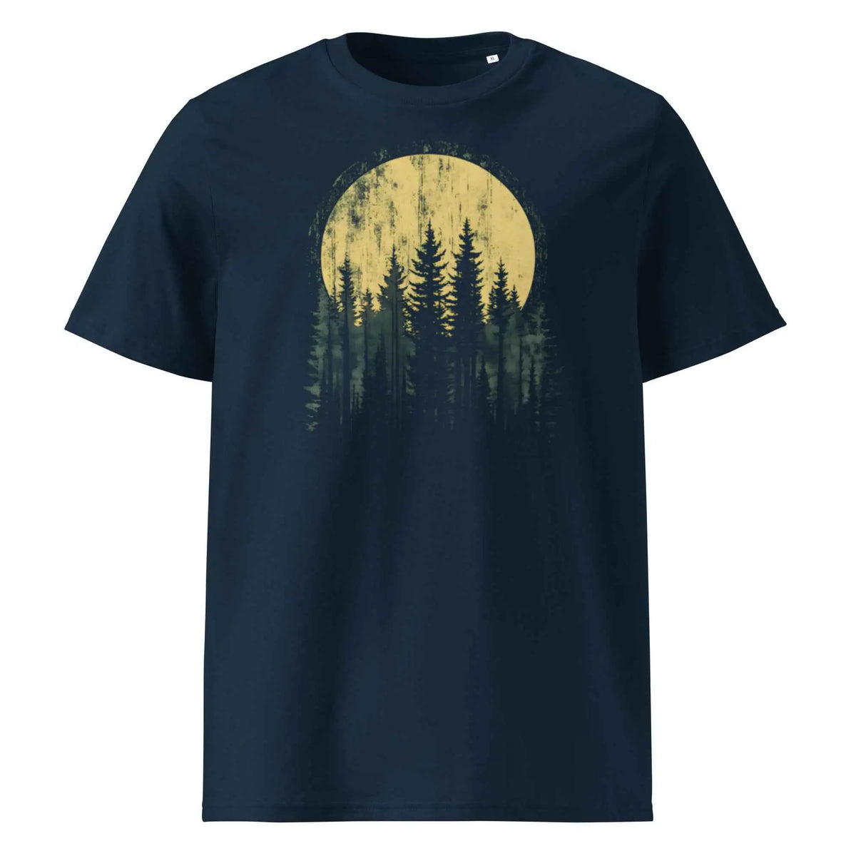 Night Forest Organic Graphic Tee S