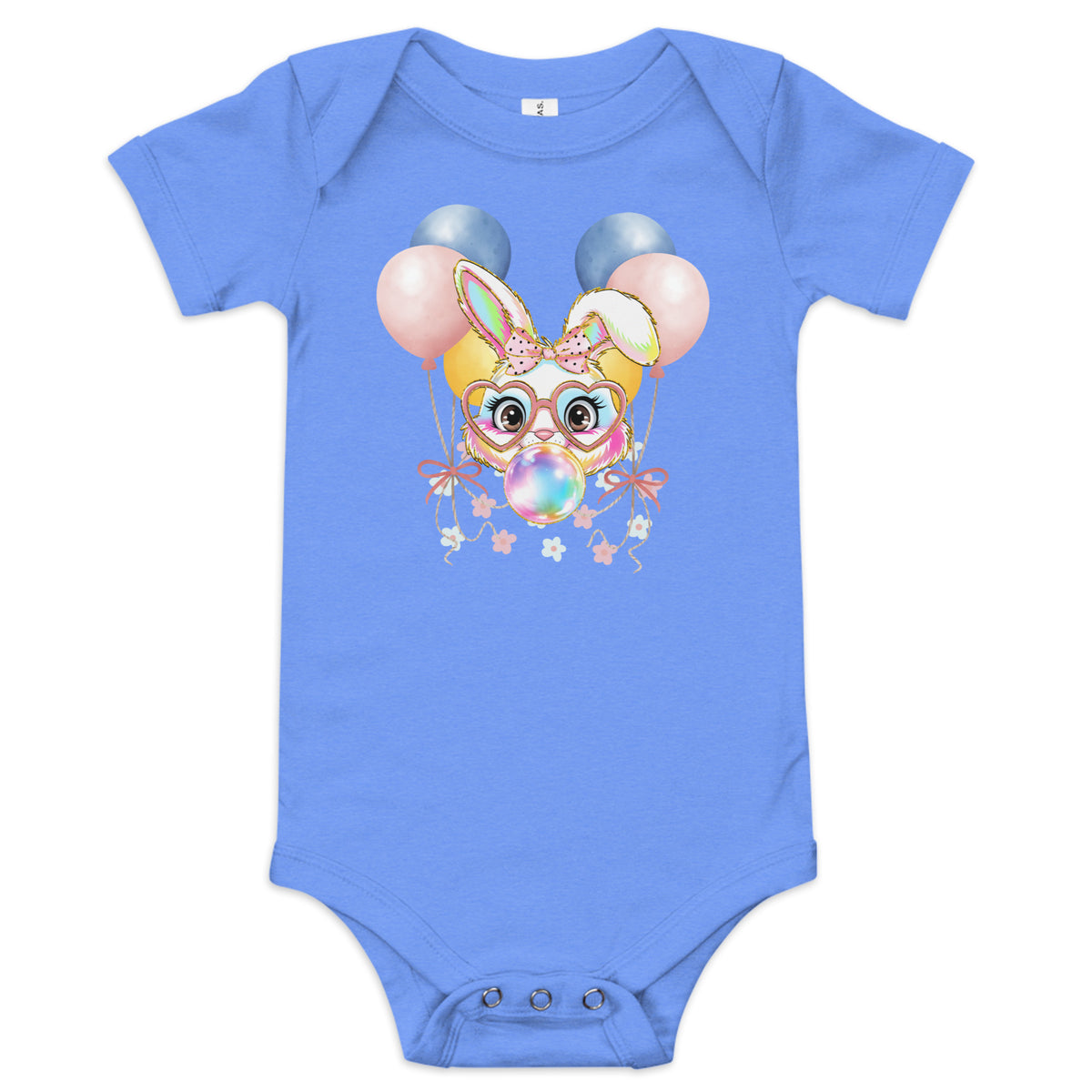 Party Bunny Infant One Piece in Blue