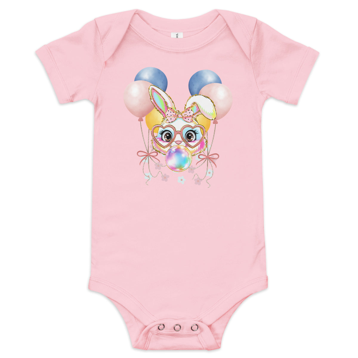 Party Bunny Infant One Piece in Pink