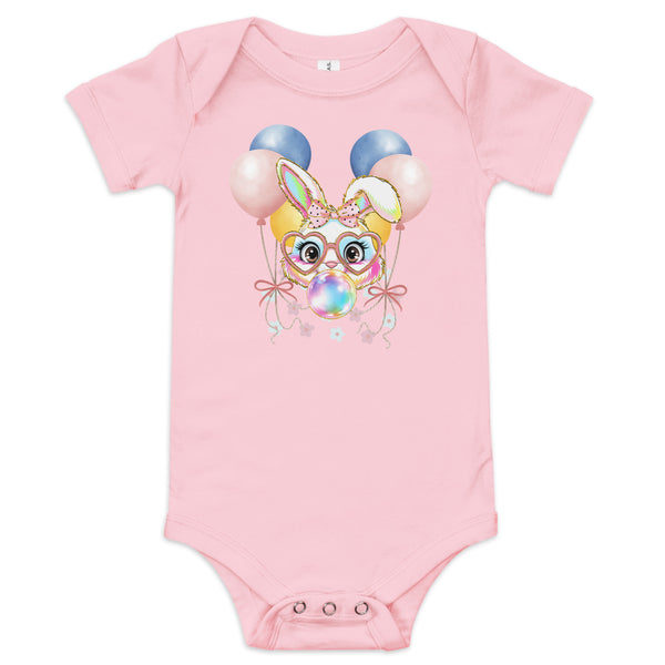 Party Bunny Infant One Piece in Pink