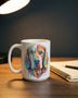 Patches Dog Portrait — Mug / Ornament