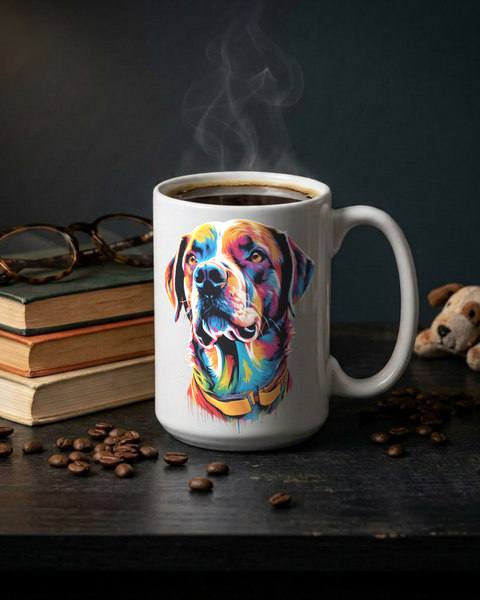 Pepper Dog Portrait — Mug / Ornament