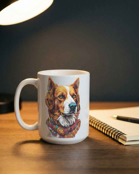 Rascal Dog Portrait — Mug / Ornament