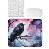 Raven's Perch Watercolor Design mouepad
