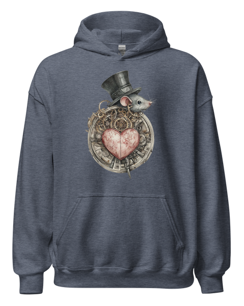 Ticking Heart Hoodie - Dark Sport Navy