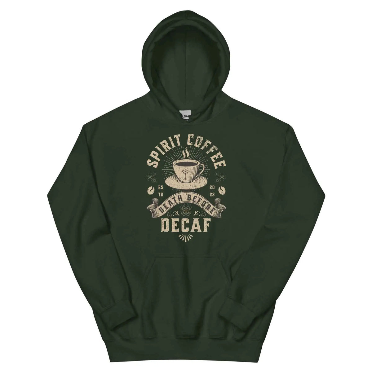 Death Before Decaf Graphic Hoodie S