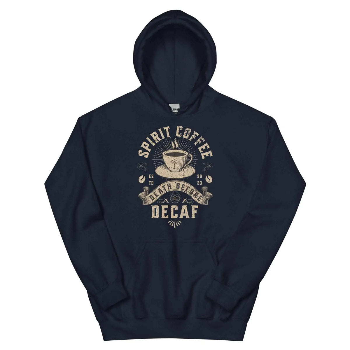 Death Before Decaf Graphic Hoodie S