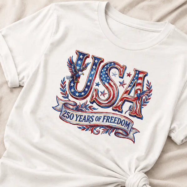 250 Years of Freedom USA Eagle T-Shirt
