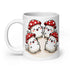 Kawaii Mushroom Cats Mug – Glossy Ceramic Coffee Cup (11oz, 15oz, 20oz) 