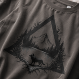 Wolf Wildlife Scene Organic Tee - My Lucky Tee