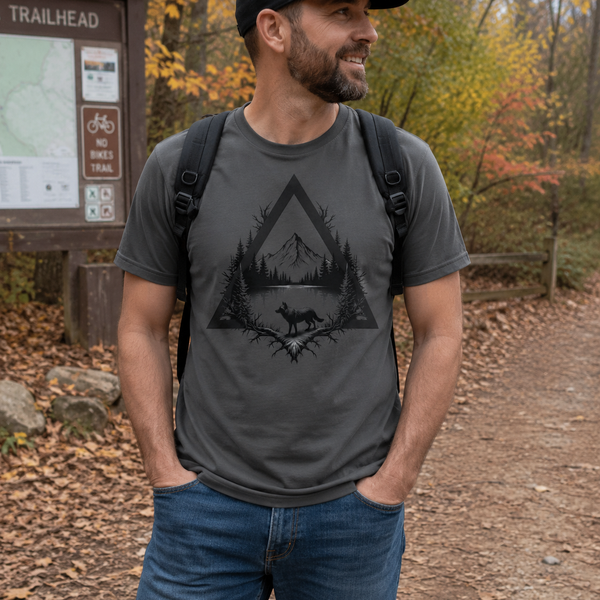 Lifestyle image of man at a campsite