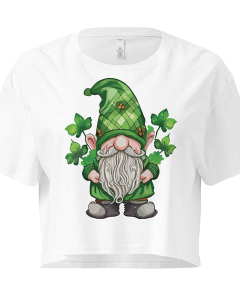 Lucky Gnome Crop Tee
