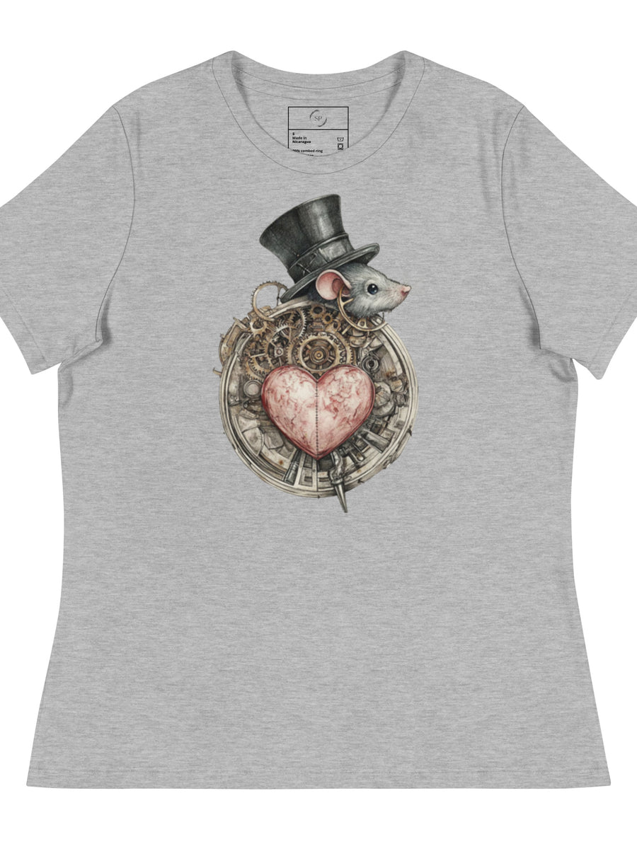 Ticking Heart Relaxed Fit Tee